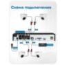 Комплект видеонаблюдения IP Nevview NVE-D501-POE / 5Мп / питание POE