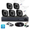 Комплект видеонаблюдения AHD 2Мп KIT-C205HD 5 камер для улицы