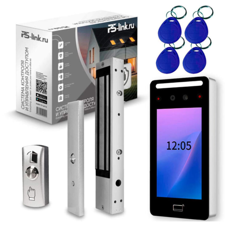 Система СКУД Ps-Link KIT-DT03EMT-280 / детектор лиц / RFID