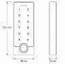 Комплект СКУД KIT-TF2MF-WP-W-B для улицы до 10000 пользователей, металл, тип Mifare, механический замок
