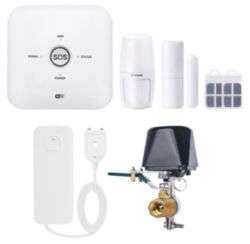 Готовый комплект WiFi системы защиты от протечек воды Страж Аква-Контроль+Безопасность G10-FM01WIFI