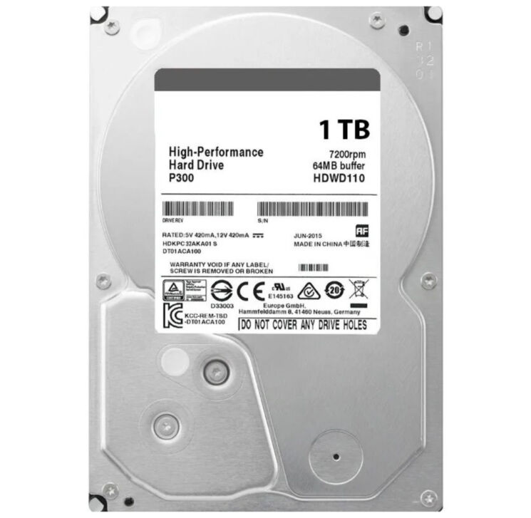 Жесткий диск для видеорегистратора HDD 1 TB