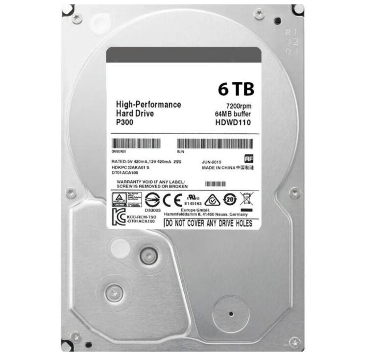 Жесткий диск для видеорегистратора HDD 6 TB