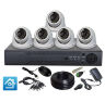 Комплект видеонаблюдения AHD 5Мп KIT-A505HDV 5 камер, антивандальный