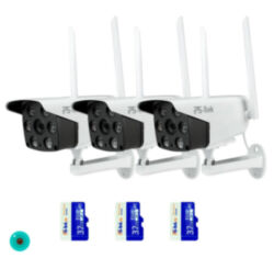 Комплект видеонаблюдения WIFI Ps-Link KIT-XMS303-WIFI / 3Мп / 3 камеры