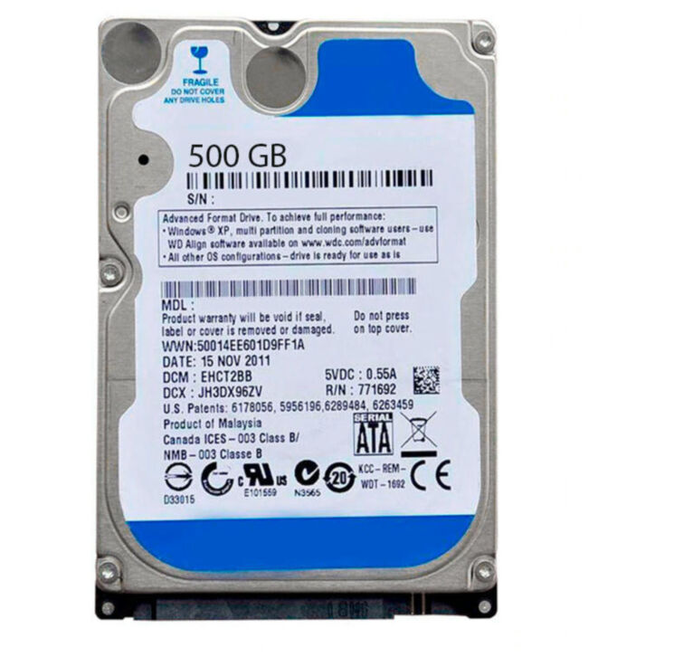 Жесткий диск 2.5" HDD 500 GB