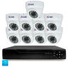 Комплект видеонаблюдения AHD 8Мп KIT-A809HD 9 камер для помещения, ночная съемка, датчик движения