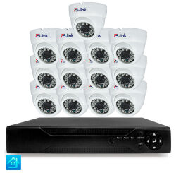 Комплект видеонаблюдения AHD 8Мп KIT-A813HD 13 камер для помещения, ночная съемка, датчик движения