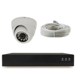 Комплект видеонаблюдения IP Ps-Link KIT-A801IP-POE / 8Мп / 1 камера / питание POE