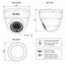 Комплект видеонаблюдения AHD 5Мп KIT-A505HD-MX