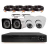 Комплект видеонаблюдения AHD 2Мп KIT-B204HD 2 камеры для помещения, 2 камеры для улицы