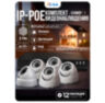 Комплект видеонаблюдения IP 2Мп KIT-A205IP-POE 5 камер с ночной съемкой для помещения, с датчиком движения, питание PoE