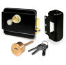 Система СКУД KIT-1203EM-B на 1 дверь, панель со считывателем RFID 125кГц EM-Marine, замок черный, НЗ тип
