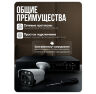 Комплект видеонаблюдения AHD 2Мп KIT-C210HDC 10 уличных камер с LED-подсветкой, без микрофона