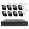 Комплект видеонаблюдения IP 5Мп KIT-C508IP-POE 8 камер с ночной съемкой для улицы, с датчиком движения, питание PoE