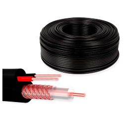 Кабель КВК KVK-CU-2075-200 RG-59 + 2 x 0.75 мм. 200м.