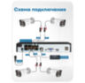 Комплект видеонаблюдения IP Nevview NVE-B501-POE / 5Мп / 1 камера / POE