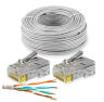Кабель UTP4 cat.5E CU 30 метров UTP-CU30 с коннекторами RJ-45