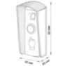 Козырёк для кнопки выхода Ps-Link PS-OP02 зеленый уличный