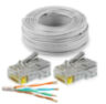 Кабель UTP4 cat.5E CU 90 метров Ps-Link UTP-CU90 с коннекторами RJ-45