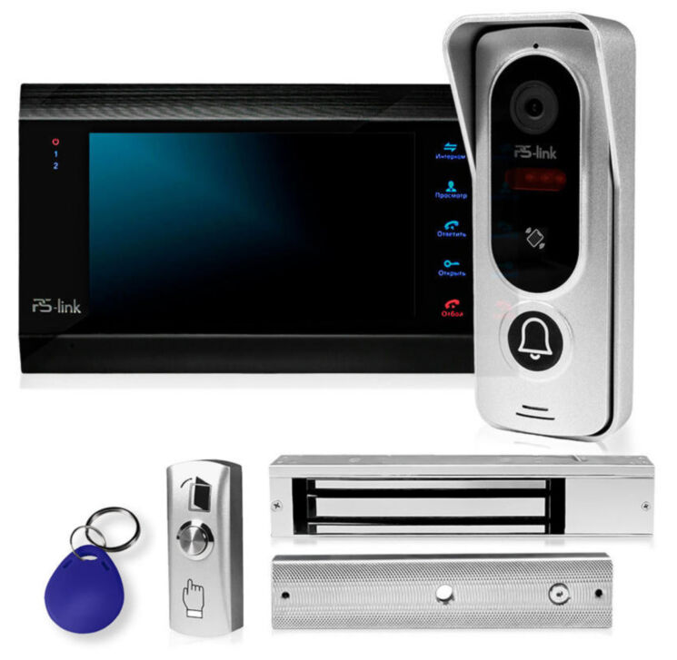 Комплект видеодомофона Ps-Link KIT-7621BS-28